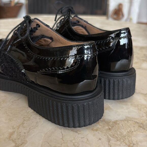 Browns Couture Patent Leather Wingtip Brogues - Picture 10 of 14